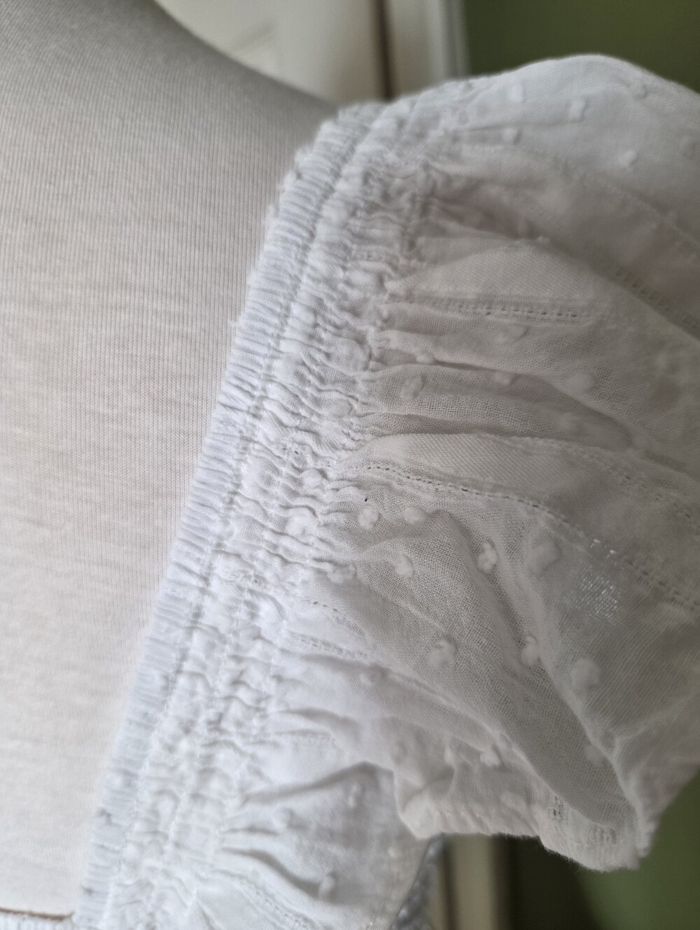 Mable White Ruffle Mini Dress Size S - Picture 8 of 9